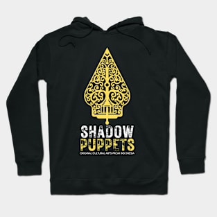 Black Simple Shadow Puppets Hoodie